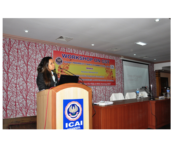 SEMINAR ORGANIZED BY EIRC, ICAI, ASANSOL ON GOODS & SERVICES TAX ON 28/01/2017