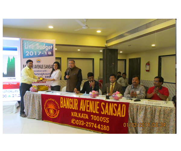 SEMINAR ORGANIZED BY BANGUR SANSAD AVENUE ON ‘UNION BUDGET 2017’ 01/02/2017