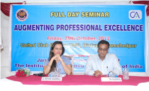 SEMINAR ORGANIZED BY ICAI, JAMSHEDPUR ON ‘WORKS CONTRACT’ ON OCTOBER 2013